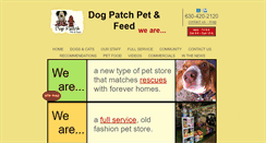 Desktop Screenshot of dogpatchpets.com